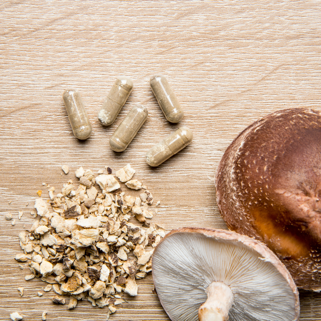 Mushrooms and Adaptogen Capsule Supplement